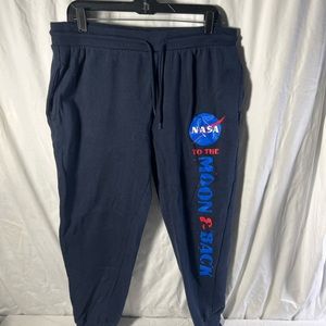 NASA To the Moon and Back Womens XXL Joggers